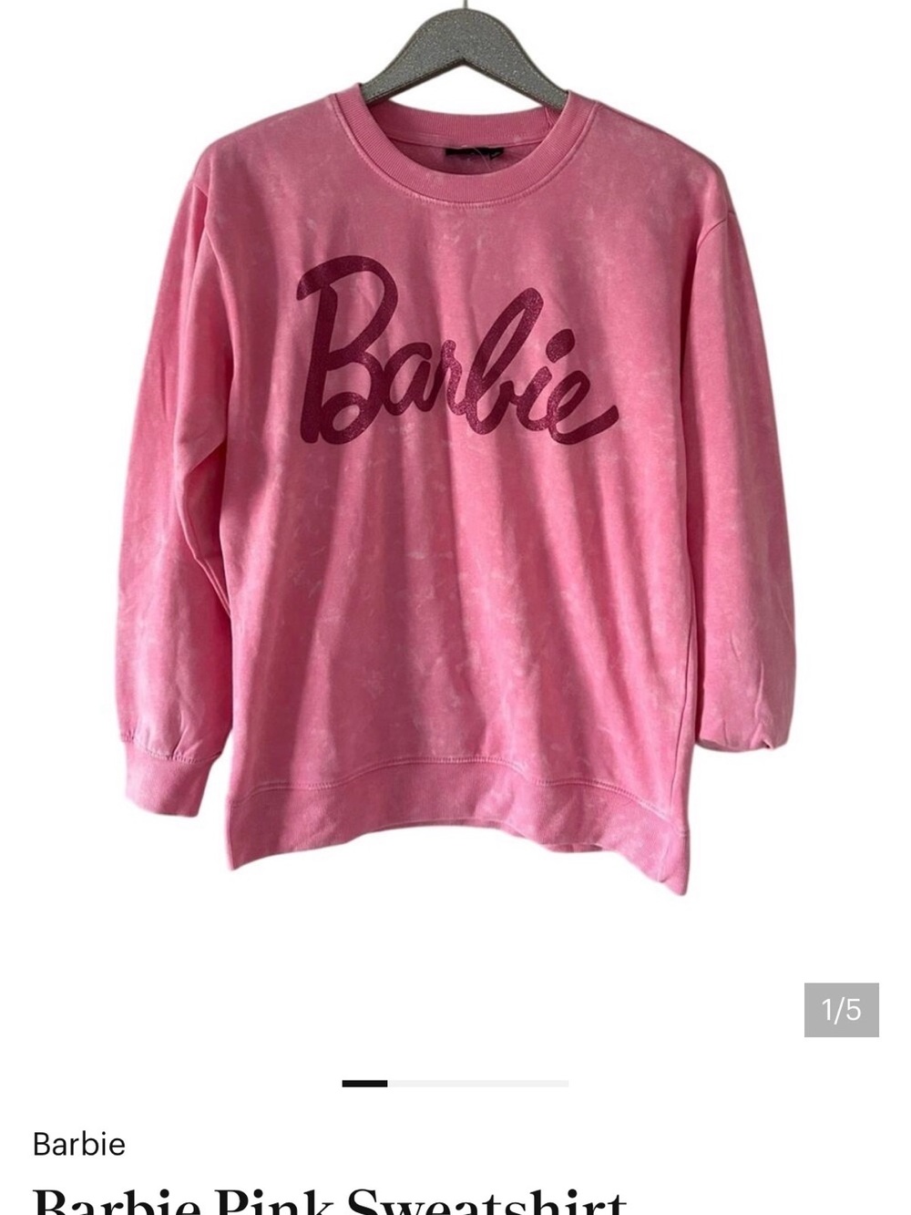 Barbie Pink Sweatshirt
